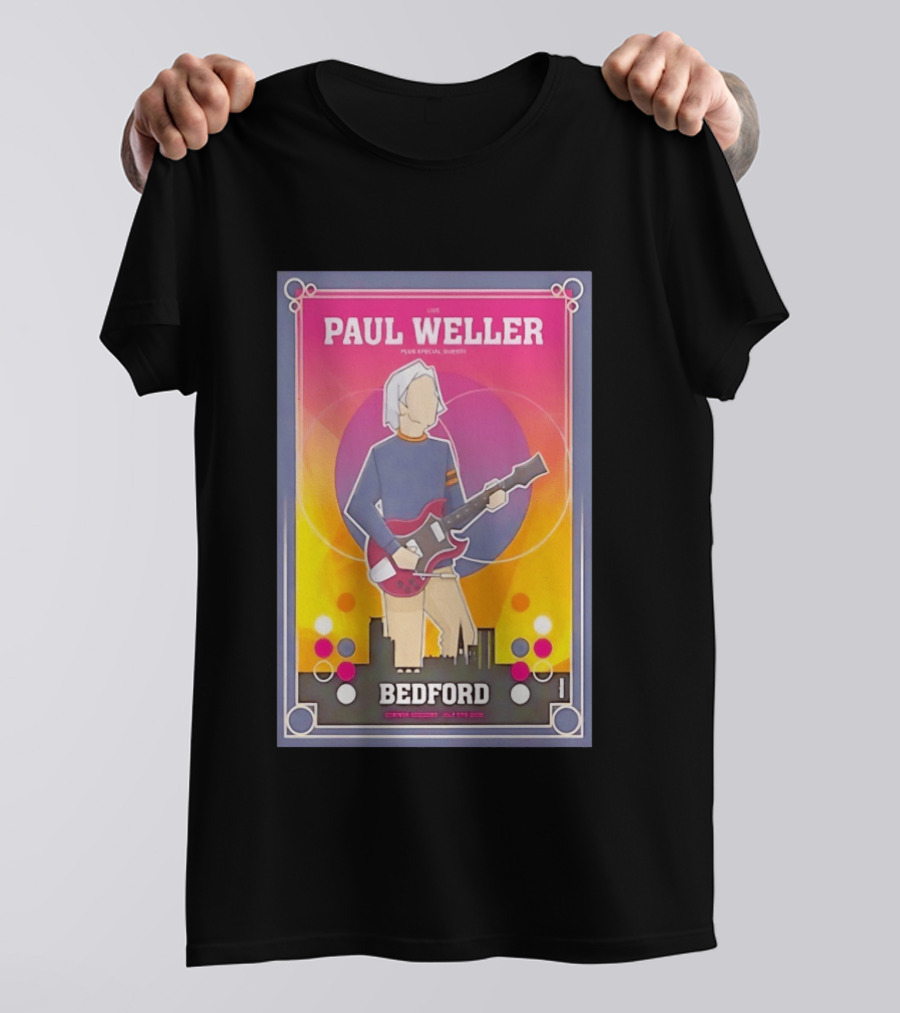 Paul Weller Live Plus Special Guests Bedford River Festival Summer Sessions 2023 T-Shirt