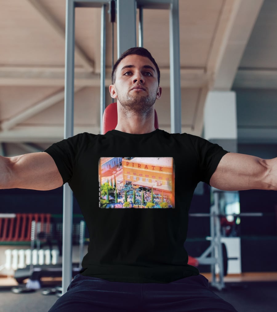 Pirate Life Brewery Port Adelaide Scene With Building And Crowd T-Shirt