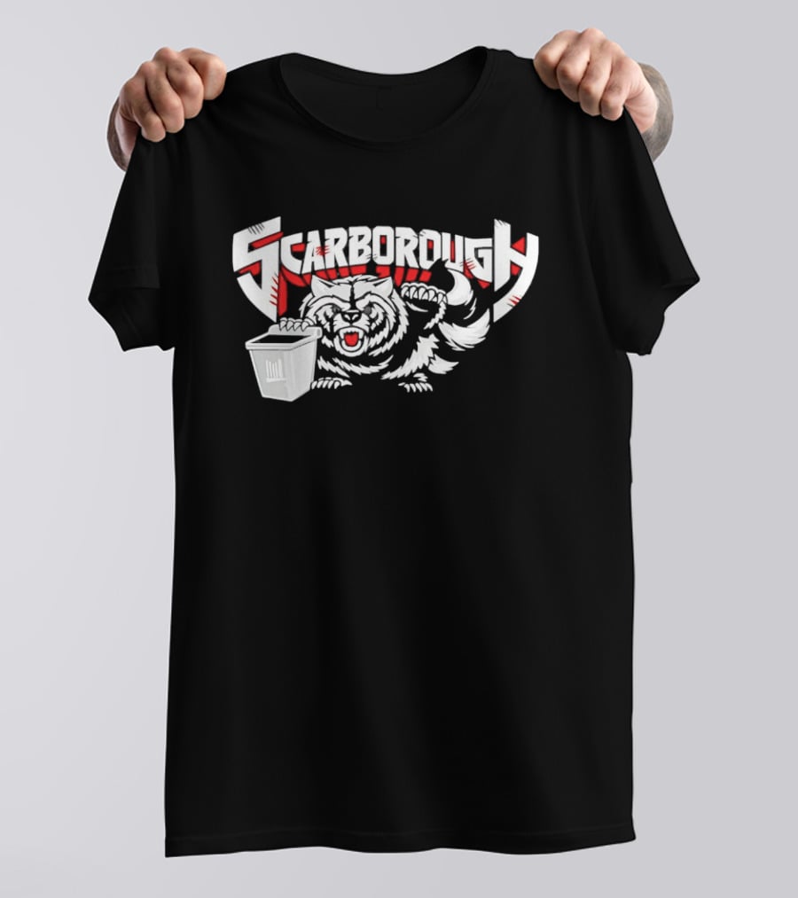 Scarborough Raccoon Trash Can Funny Wild Animal T-Shirt