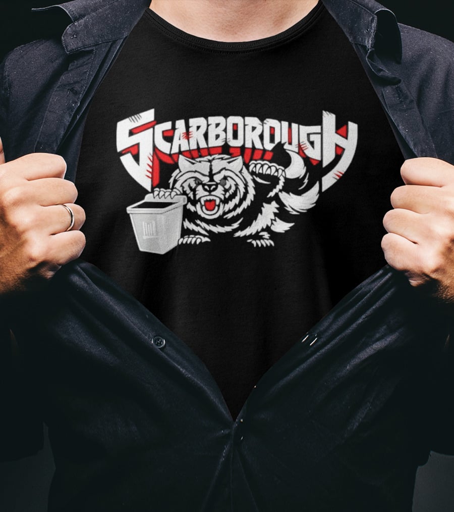 Scarborough Raccoon Trash Can Funny Wild Animal T-Shirt