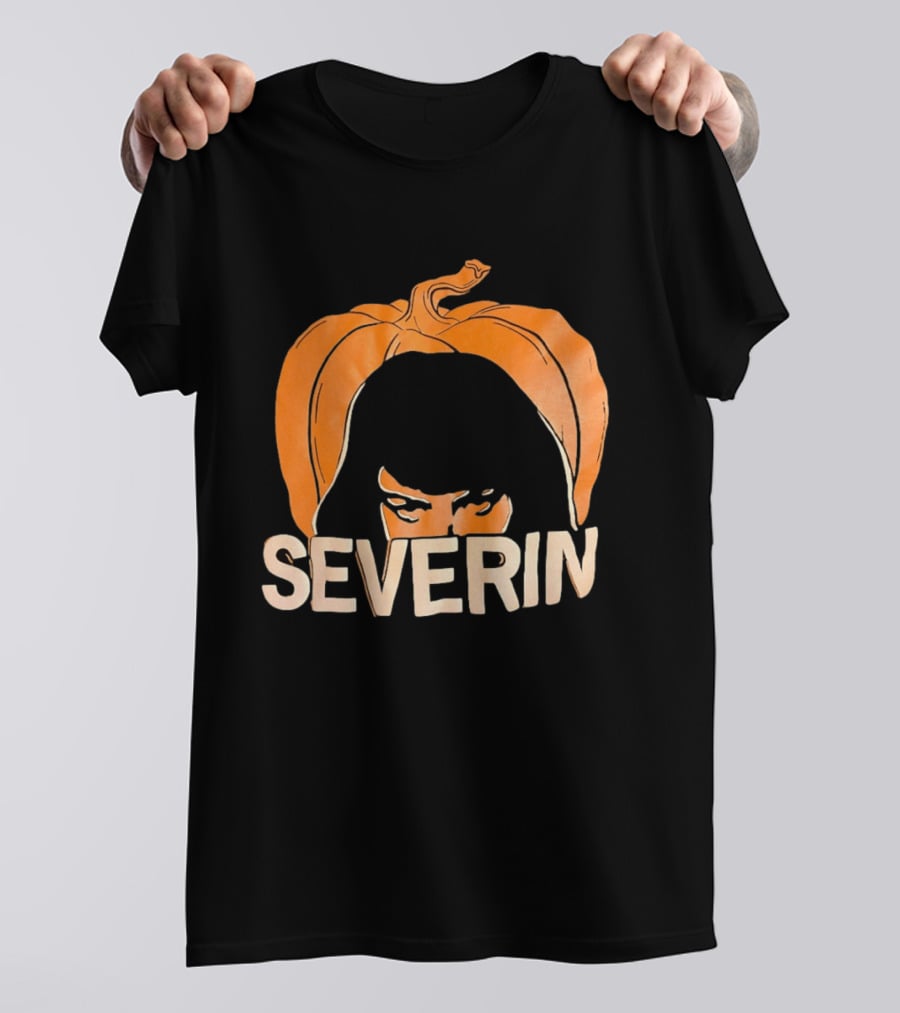 Severin Pumpkin Halloween Horror Mask T-Shirt
