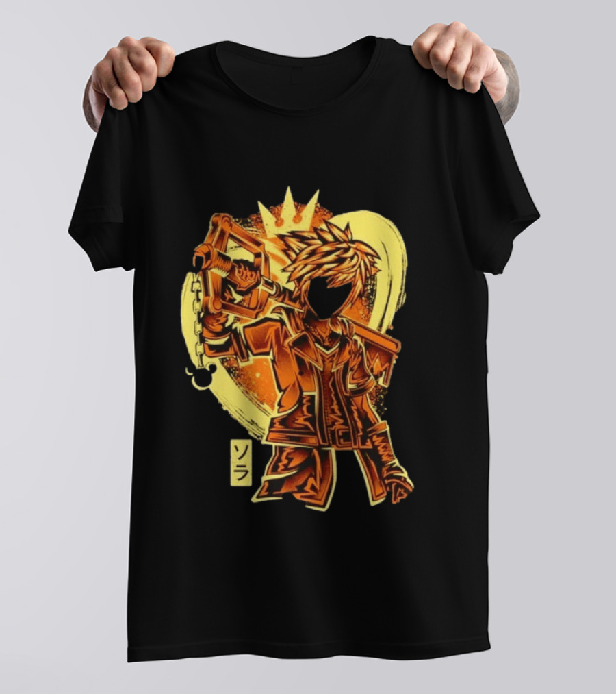 Sora Kingdom Hearts Keyblade Japanese T-Shirt