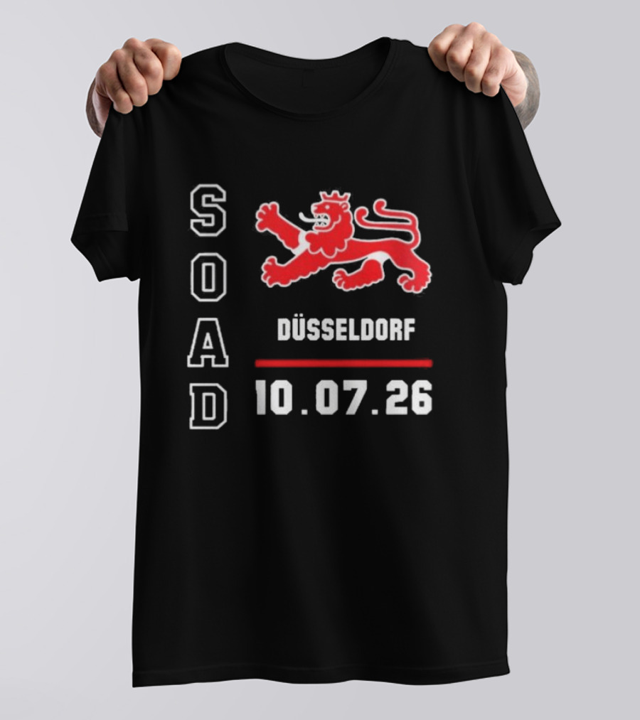 SOAD Düsseldorf 2026 Red Lion Event 10.07.26 T-Shirt