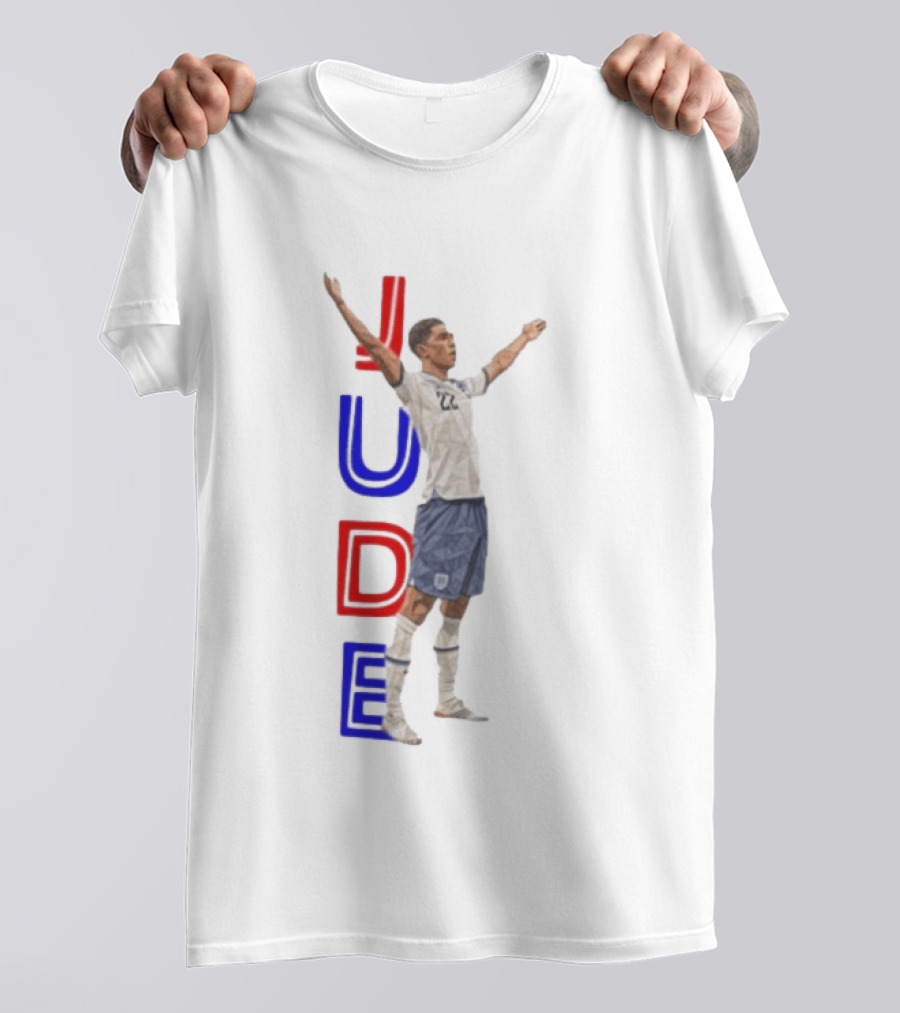 Jude Bellingham No 22 England National Football Team Victory Celebration T-Shirt