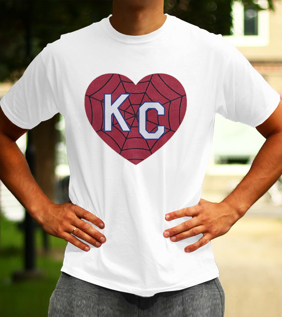 KC Heart Spiderweb T-Shirt