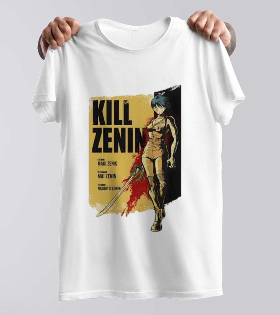 Kill Zenin Maki Mai Naobito Characters Anime T-Shirt
