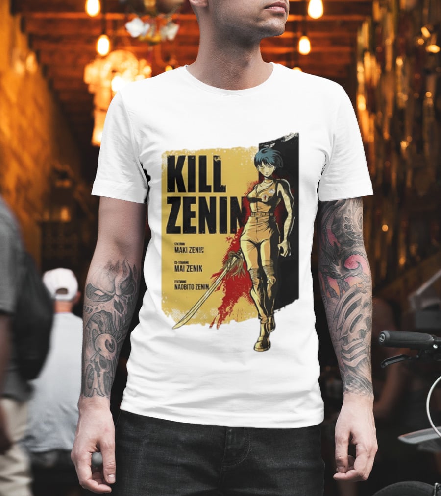 Kill Zenin Maki Mai Naobito Characters Anime T-Shirt