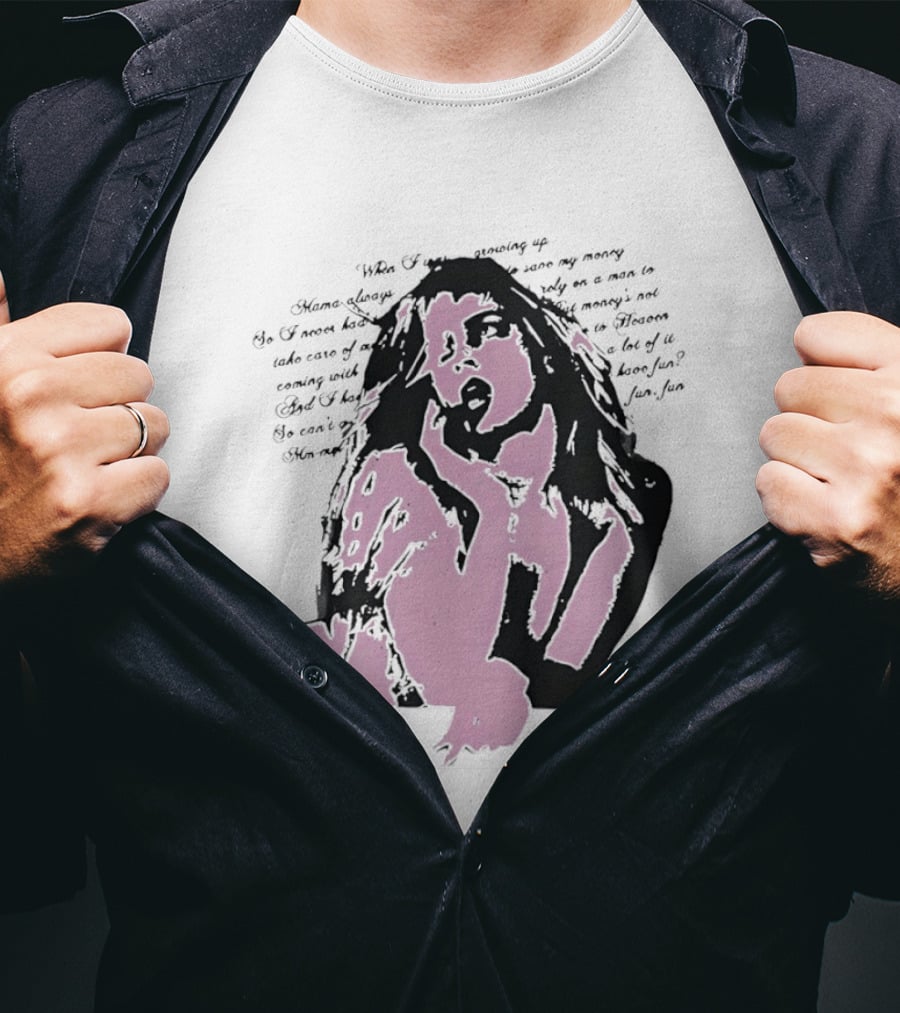 Madonna Material Girl Lyrics 80s Pop T-Shirt