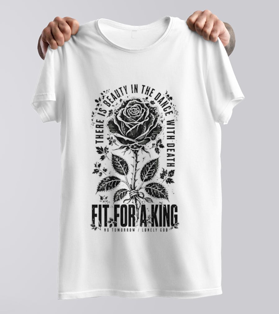 Fit For A King There Is Beauty In The Dance With Death Rose T-Shirt