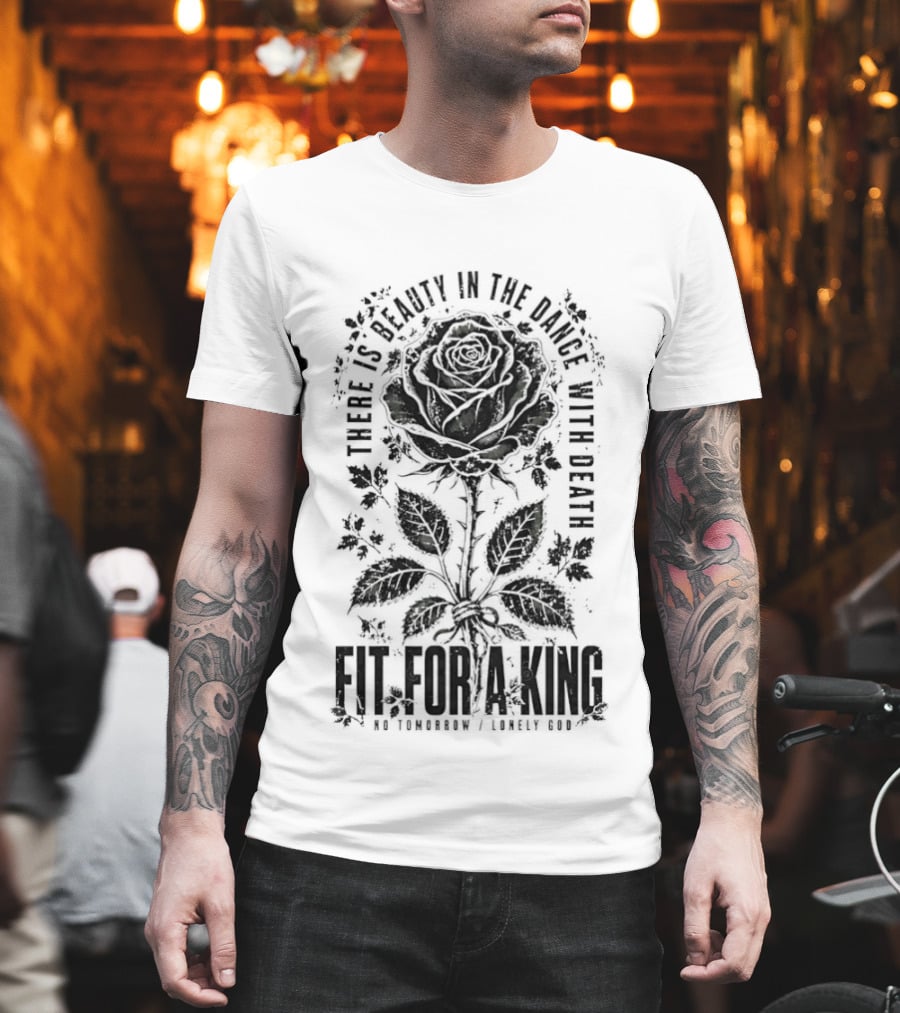 Fit For A King There Is Beauty In The Dance With Death Rose T-Shirt