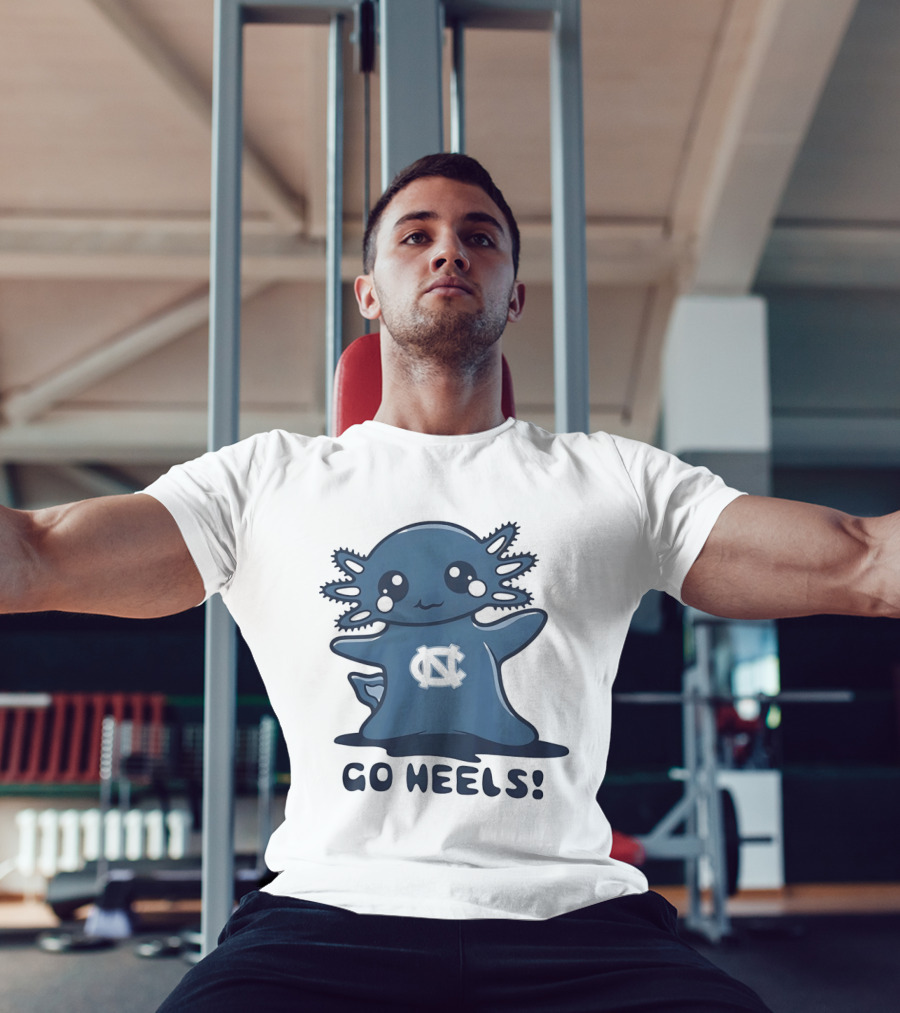 North Carolina Tar Heels Axolotl Go Heels T-Shirt
