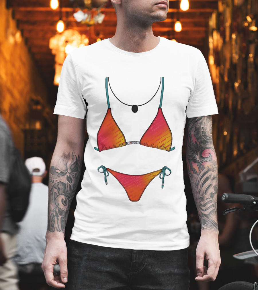 Poppi Bikini Swimsuit Colorful Summer Beachwear T-Shirt