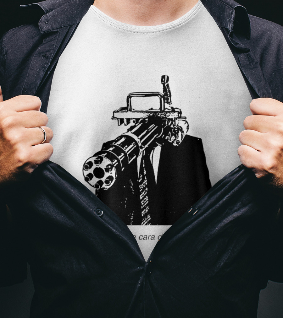 Head Gatling Quite Esa Cara De Revolver T-Shirt