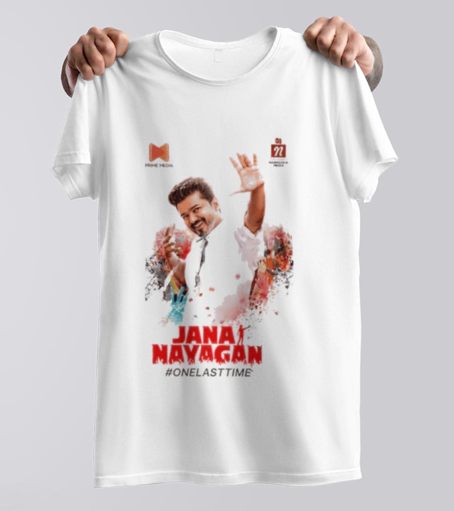 Jana Nayagan One Last Time Prime Media Movie T-Shirt