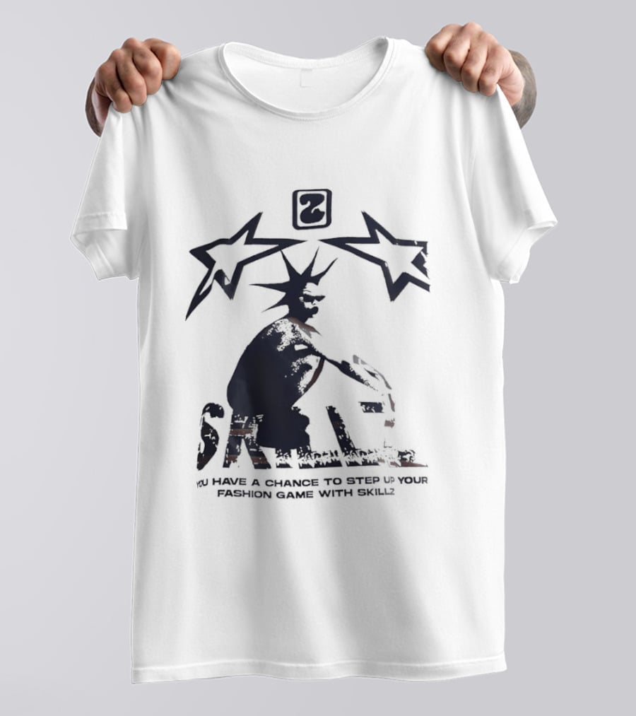 Skillz Fashion Game Streetwear Urban Art Rebel Graffiti Style New York Liberty Basketball T-Shirt