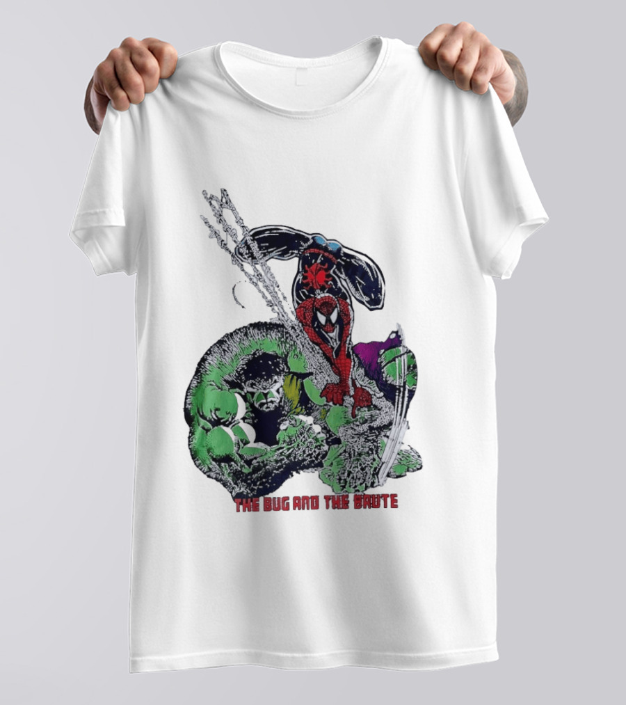 Spider Man And Hulk The Bug And The Brute Dynamic Duo Comic T-Shirt