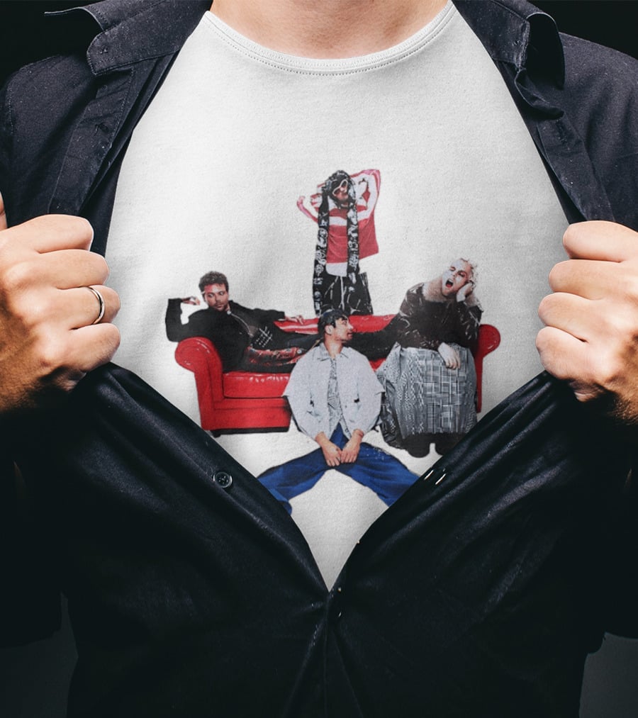 The 1975 Members Red Sofa Matty Healy Aesthetic T-Shirt
