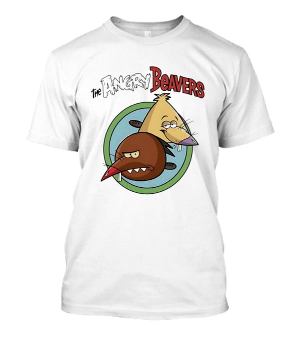 The Angry Beavers Nickelodeon 90s Cartoons Daggett And Norbert T-Shirt