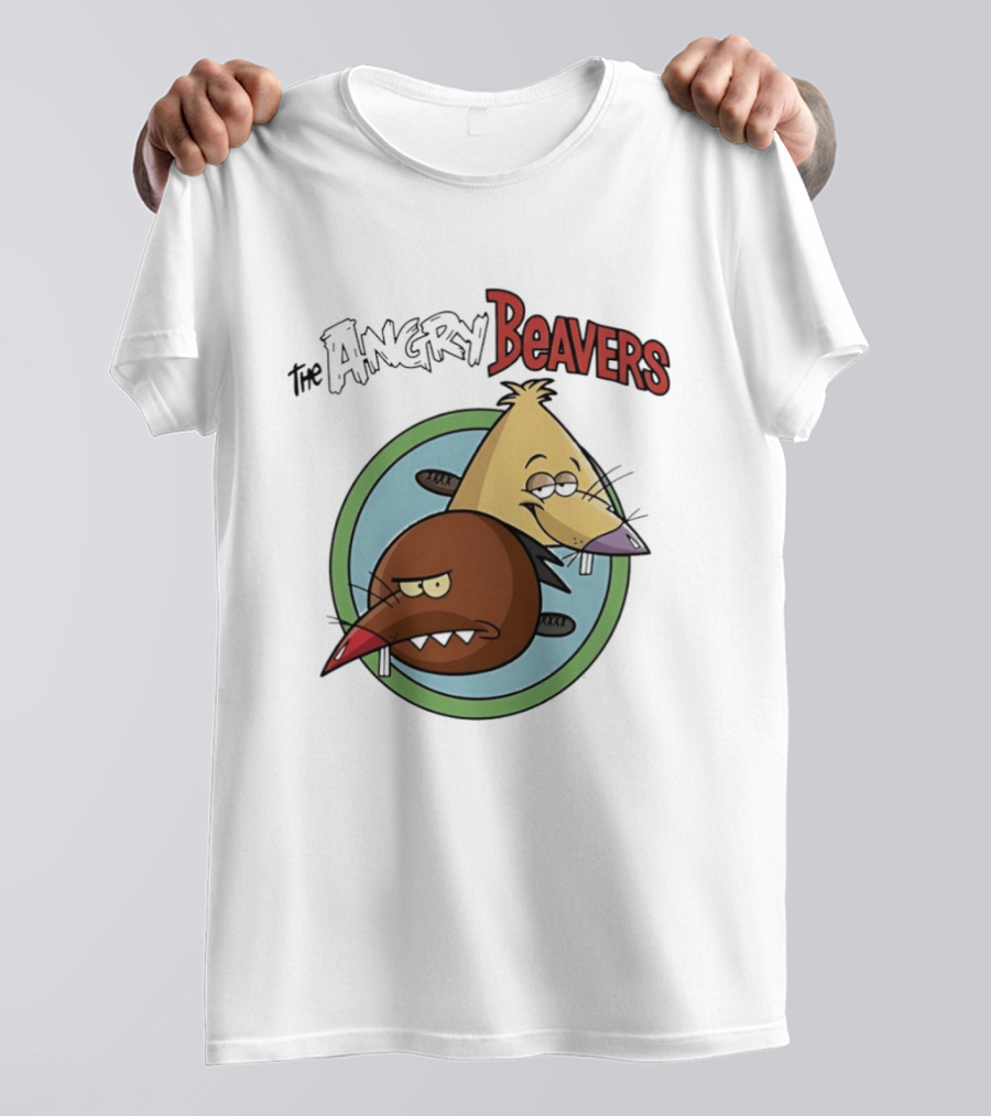 The Angry Beavers Nickelodeon 90s Cartoons Daggett And Norbert T-Shirt