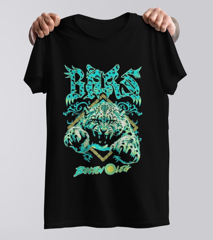 Bars Boltin Oleg Leopard Wild Cat Animal T-Shirt