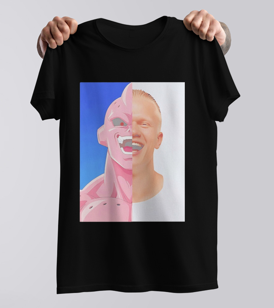 Erling Haaland Majin Buu Face Swap T-Shirt