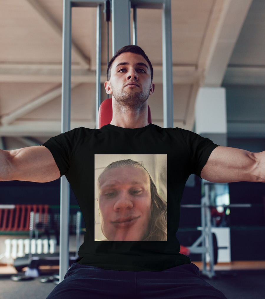 Erling Haaland S Face Close Up T-Shirt
