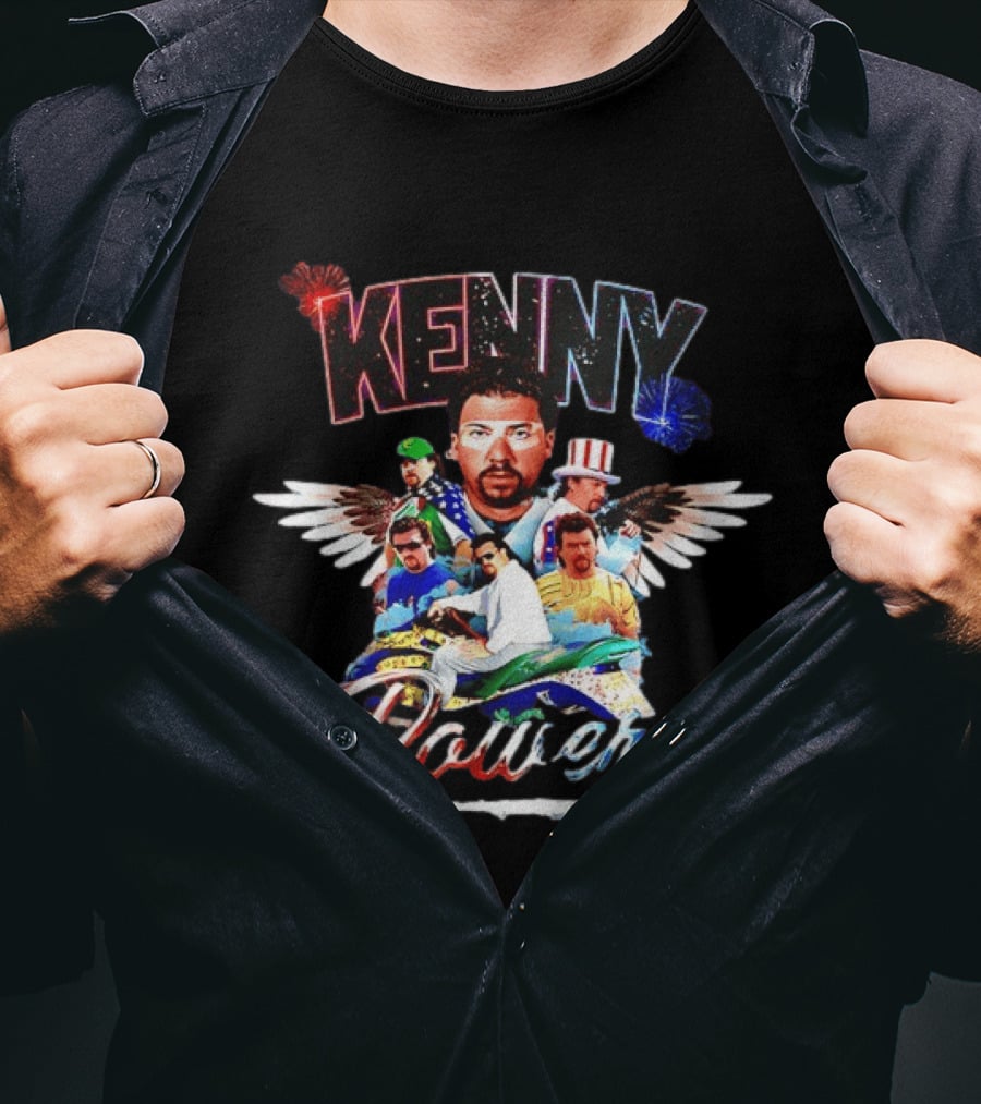 Kenny Powers Danny McBride Eastbound And Down Winged Motif T-Shirt