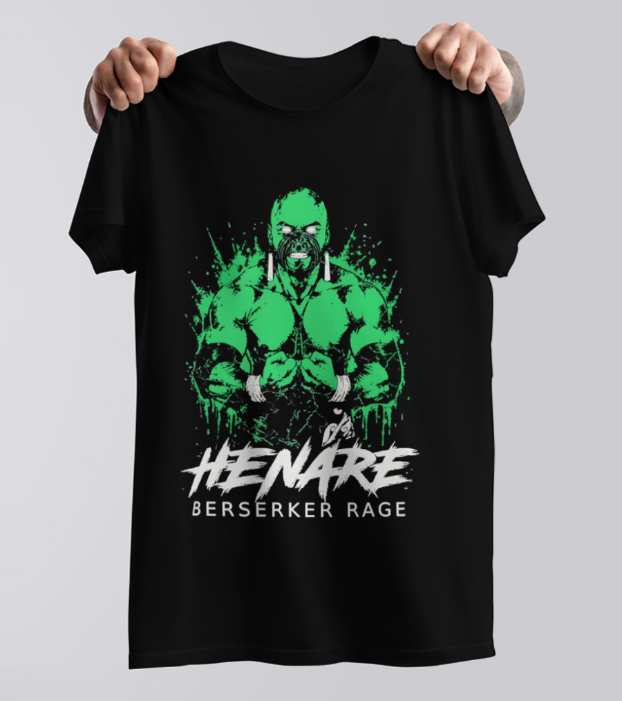 Henare Berserker Rage NJPW Wrestling T-Shirt