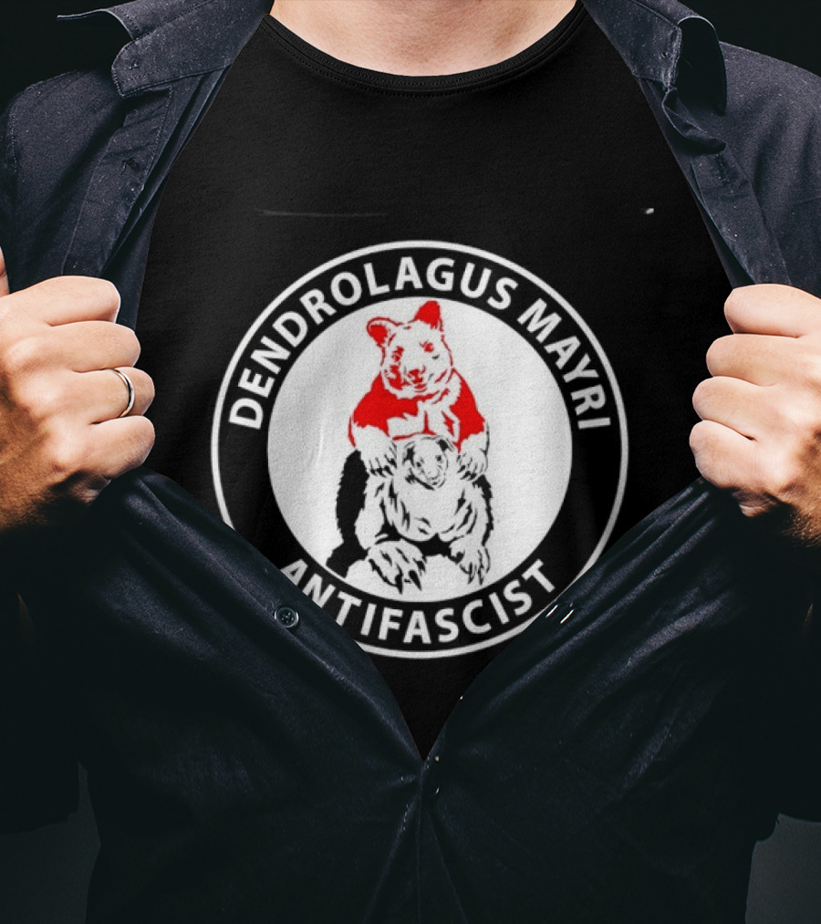 Dendrolagus Mayri Antifascist Tree Kangaroo Antifa T-Shirt