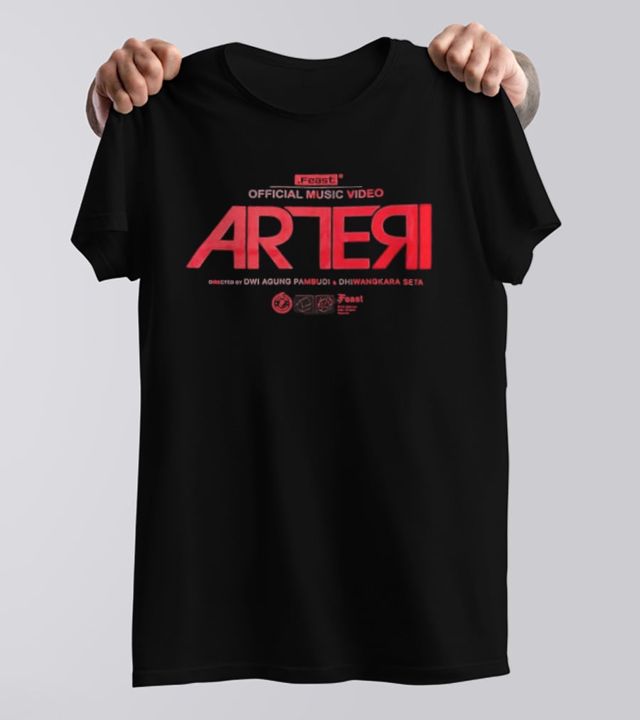 Menangisku Di Pundakmu ARTERI Official Music Video .Feast Two Sided T-Shirt