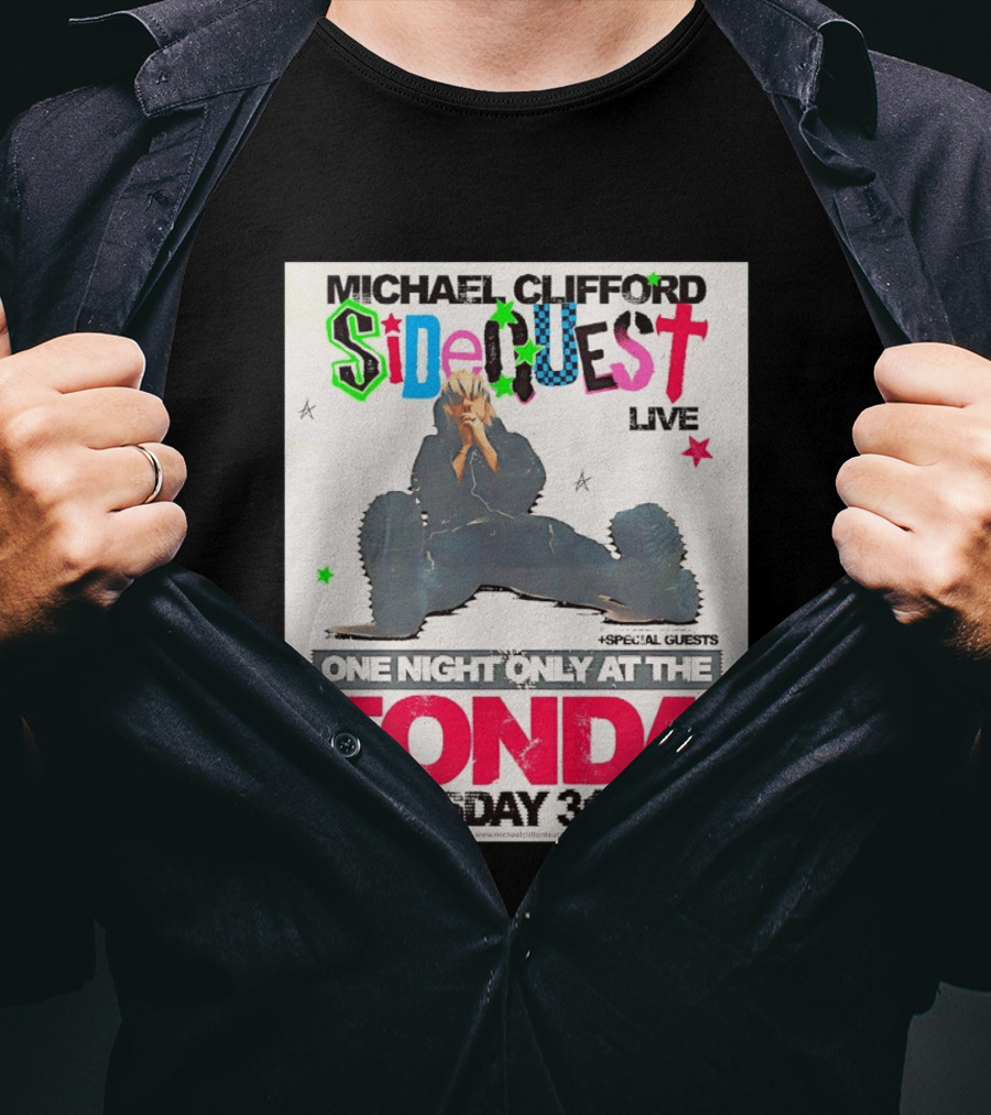 Michael Clifford Sideguest Live One Night Only At The Fonda Thursday 31 July T-Shirt