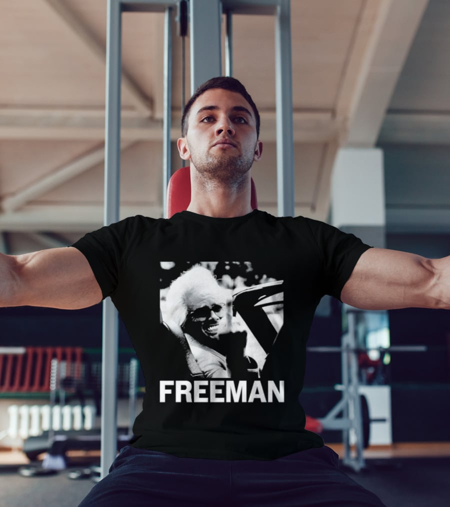 Morgan Freeman Middle Finger Actor Celebrity FREEMAN T-Shirt