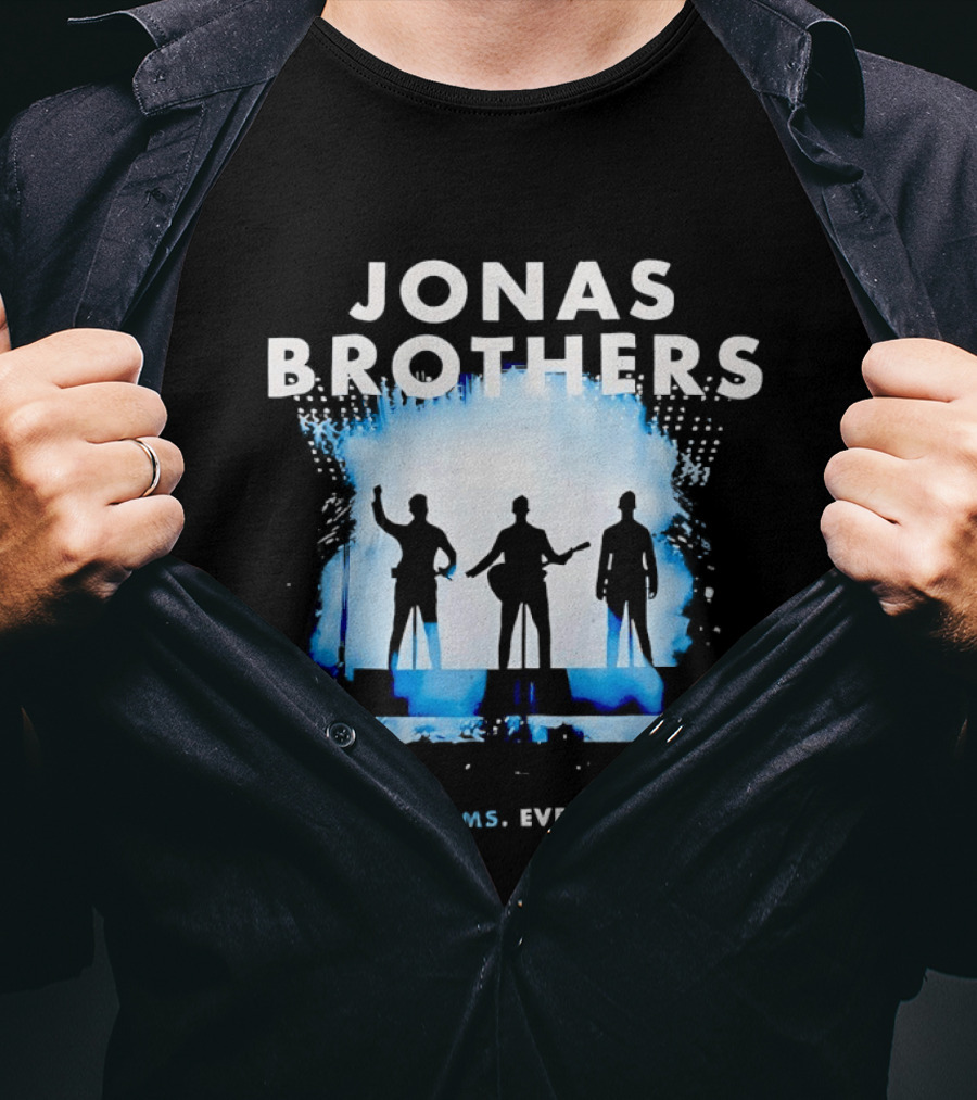 Jonas Brothers Five Albums Every Night Tour T-Shirt