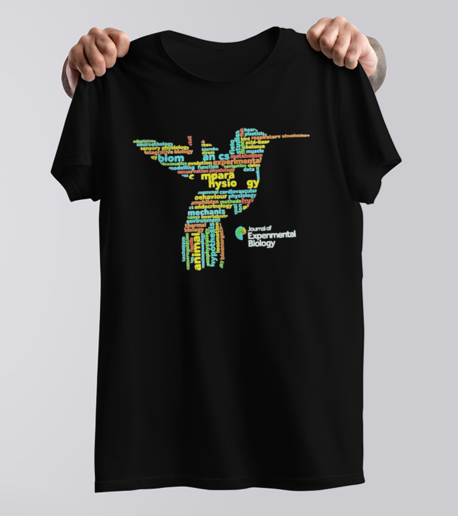 Journal Of Experimental Biology Hummingbird Comparative Physiology Words T-Shirt