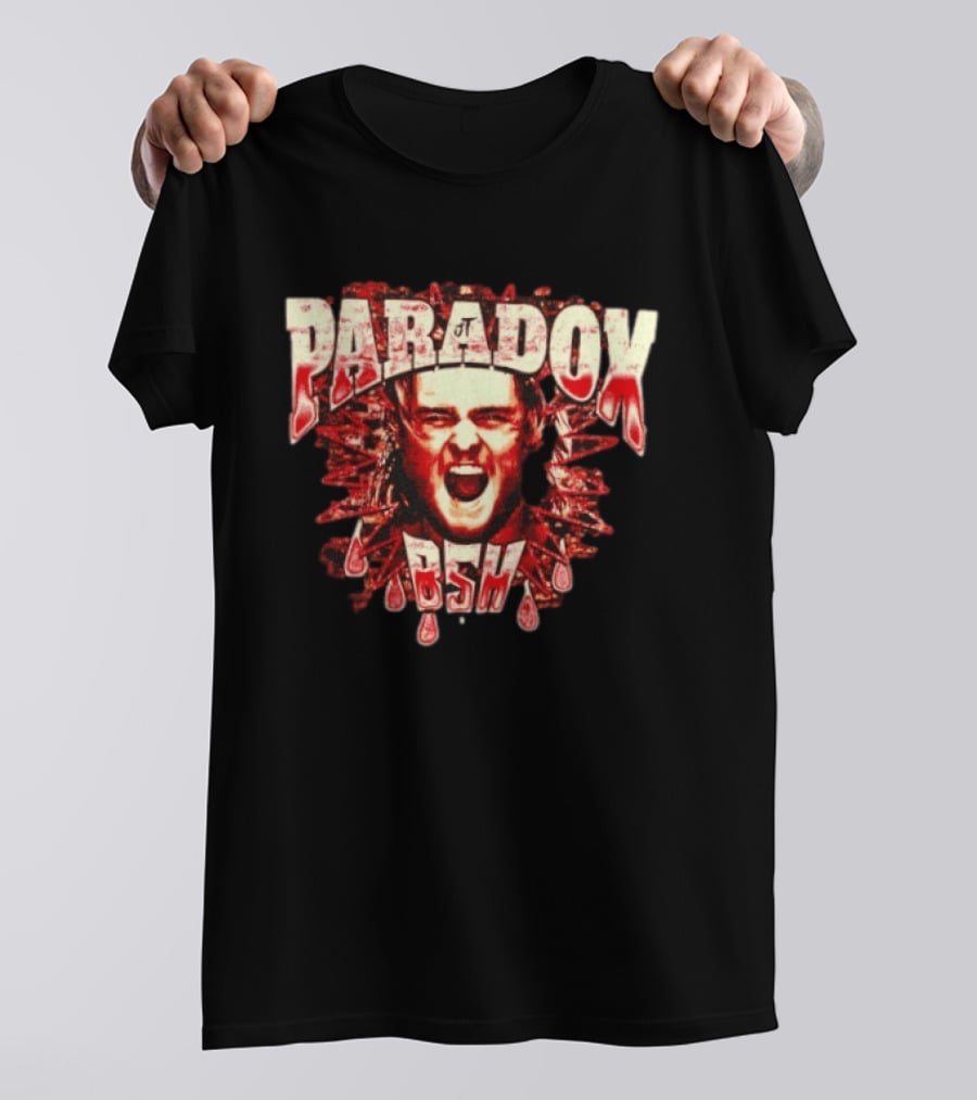 JT Paradox BSH Blood Red Bootleg Rap T-Shirt