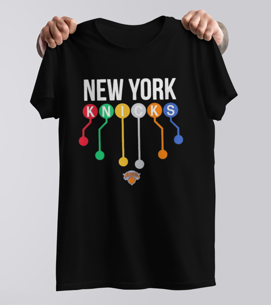 New York Knicks Subway Map NBA Basketball Team T-Shirt