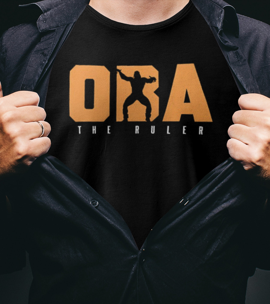 OBA The Ruler Silhouette Graphic Two Sided T-Shirt