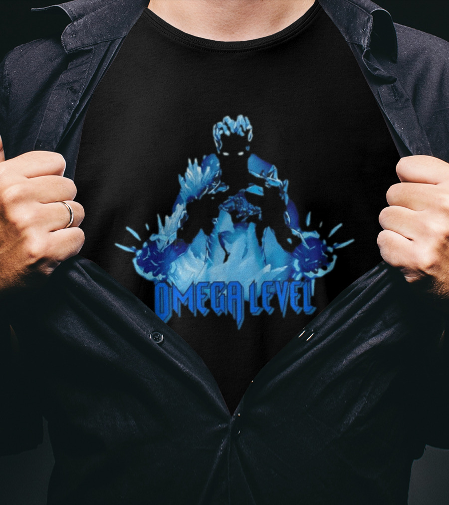 Omega Level Iceman X Men Marvel Mutant Ice Hero T-Shirt