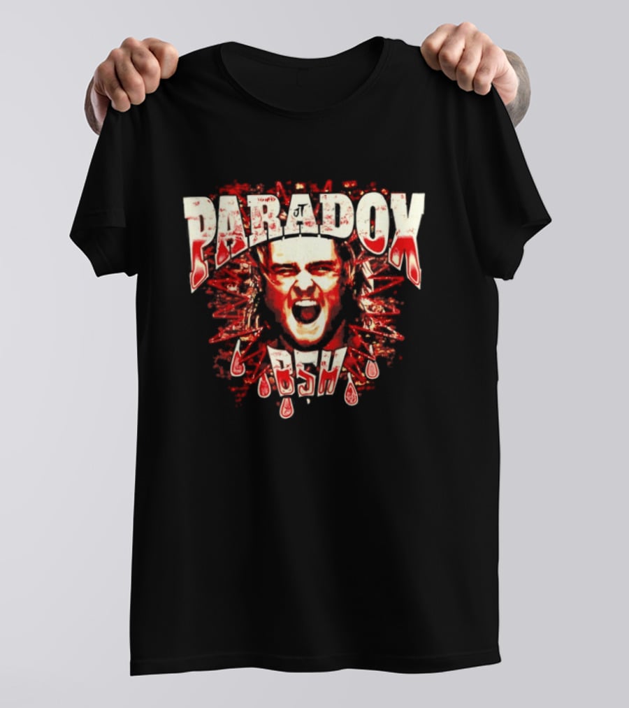 Paradox BSH Blood Splatter And Screaming Face T-Shirt