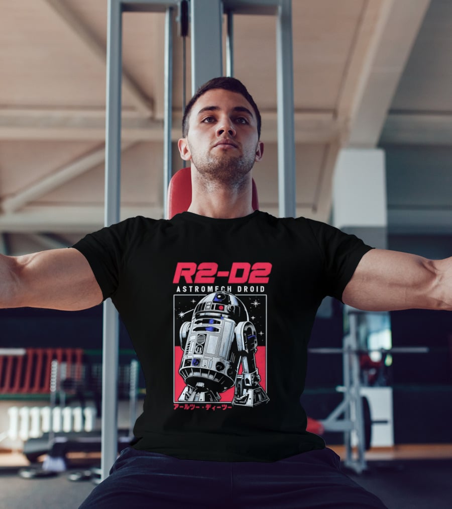 R2 D2 Astromech Droid Star Wars Sci Fi Robot T-Shirt