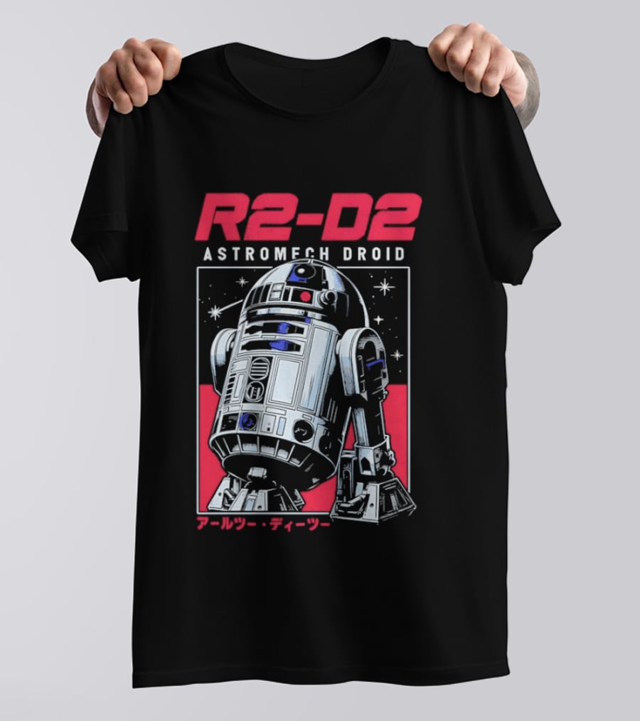 R2 D2 Astromech Droid Star Wars Sci Fi Robot T-Shirt