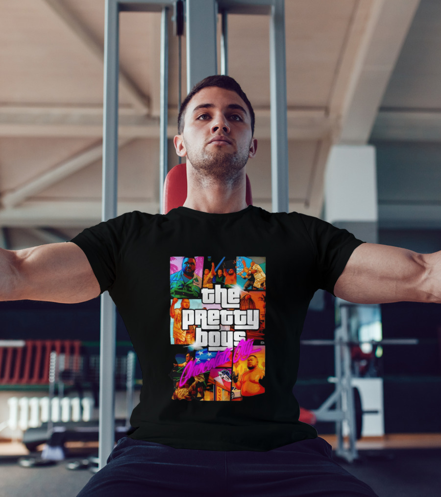 The Pretty Boys Chocolate City Collage Akashi Sushi Gaming Mashup T-Shirt