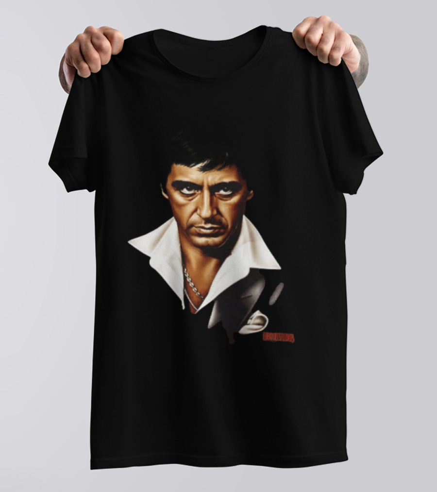 The World Is Yours Tony Montana Scarface 2 Sided T-Shirt
