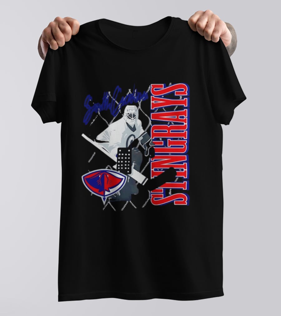 South Carolina Stingrays Hockey Goalie ECHL Team T-Shirt