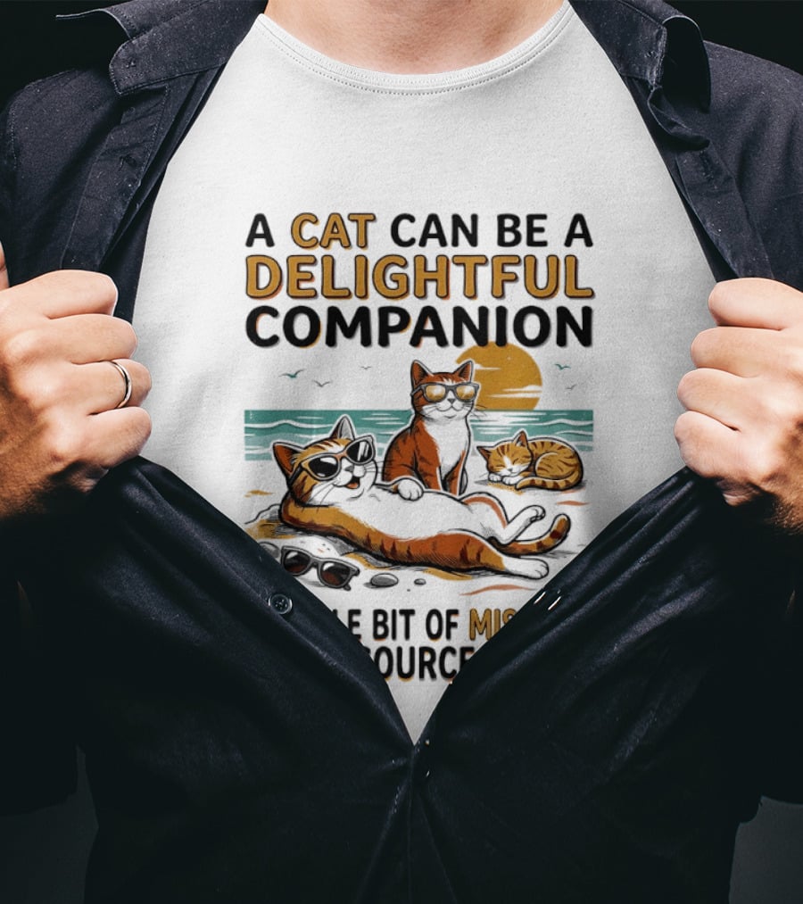 A Cat Can Be A Delightful Companion A Little Bit Of Mischief And A Source Of Joy T-Shirt