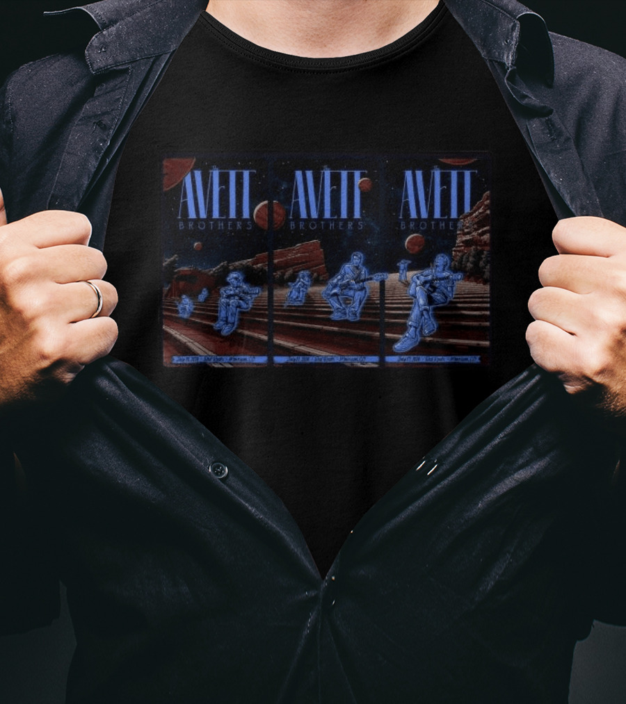 The Avett Brothers Red Rocks Amphitheatre Tour 2026 T-Shirt