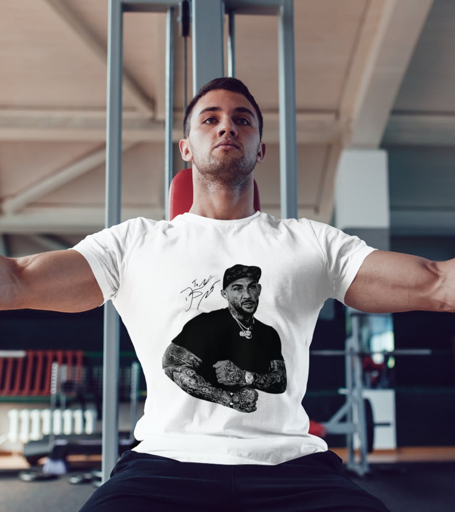 Dustin Poirier The Diamond UFC Tattooed Fighter Black Cap T-Shirt