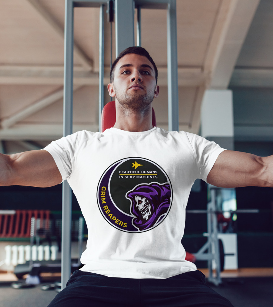 Grim Reapers Beautiful Humans In Sexy Machines Jet Pilot T-Shirt