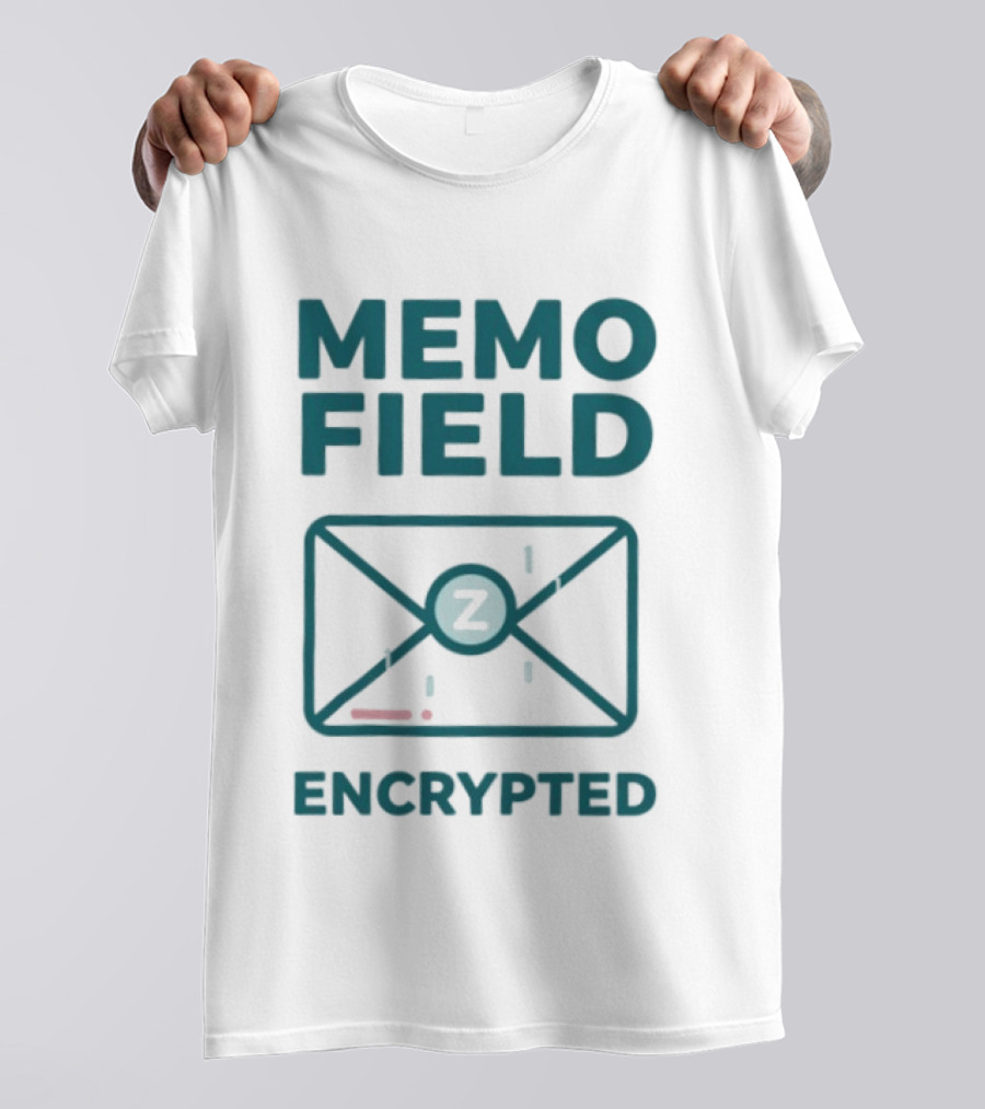 Memo Field Encrypted Z Data Security Protection T-Shirt