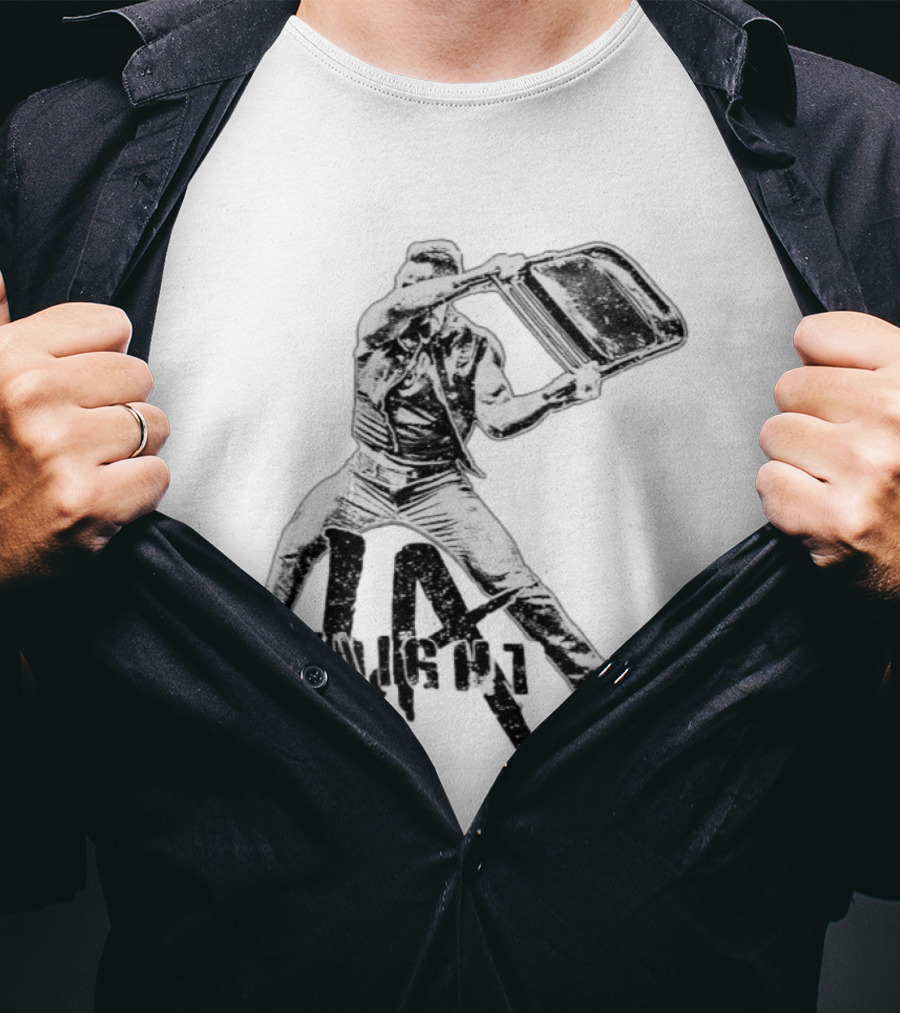 LA Knight Folding Chair Action Pose T-Shirt